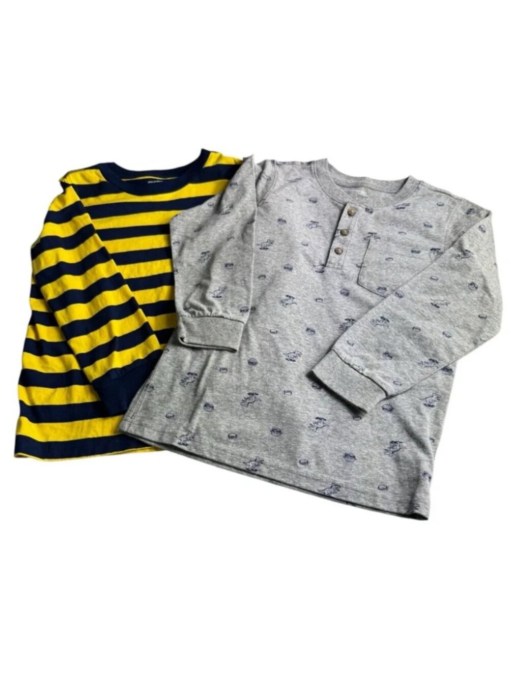 Carter's Simple Joys Boys Long Sleeve Top Bundle 7